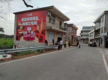 福建摩托车墙体广告,学校招生防潮刷墙广告,外墙墙画