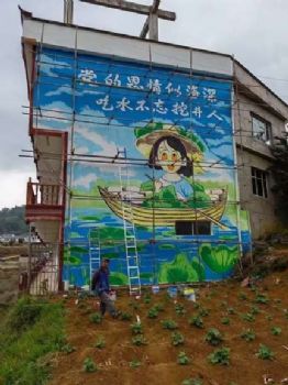 茂名墙体广告 衢州户外墙体喷绘乡村文化墙