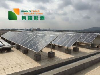 南京产业园太阳能发电车棚太阳能发电固定式光伏支架光伏电站总承包