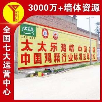 福建安溪汽车墙体广告,休闲零食墙体喷绘广告发布,牛肉酱农村墙体广告