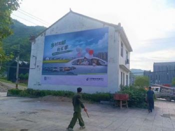 茂名墙体广告 风格多样 清远运动营养品墙体喷绘广告制作