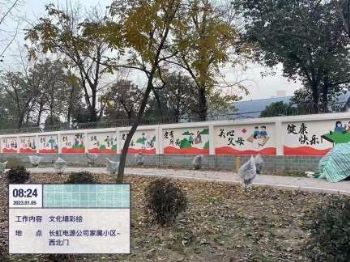 陕西西安补习学校墙体广告 如日中天，不断发展壮大