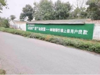 南充驾校墙体广告 商业街墙壁绘画